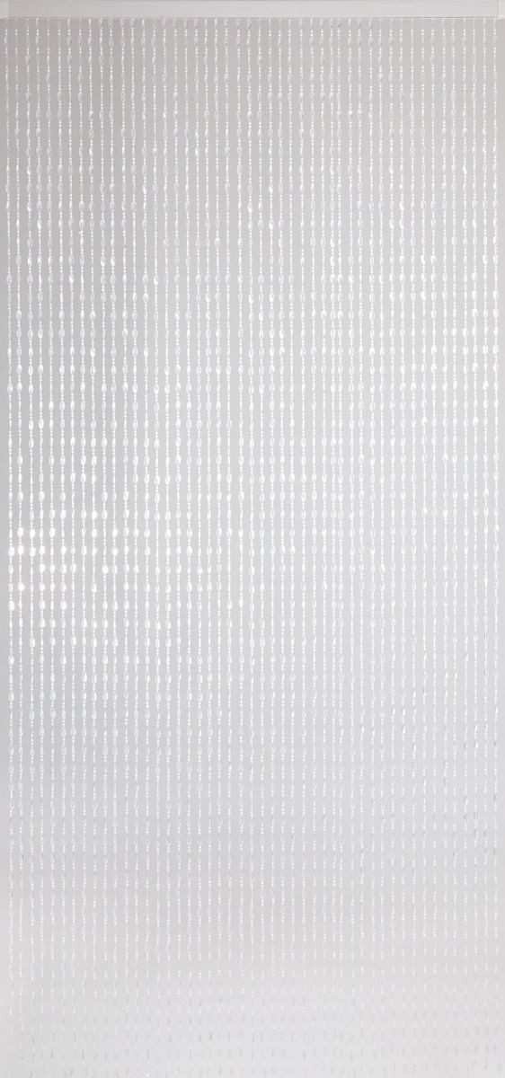 CONACORD Perlenvorhang Decona Kristal Perlenvorhang transparent, Hakenaufhängung, halbtransparent, 90 x 200 cm, Kunststoff - hohe Strangdichte