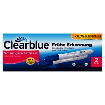 Clearblue Schwangerschaftstest Frühe Erkennung - 2er Pack
