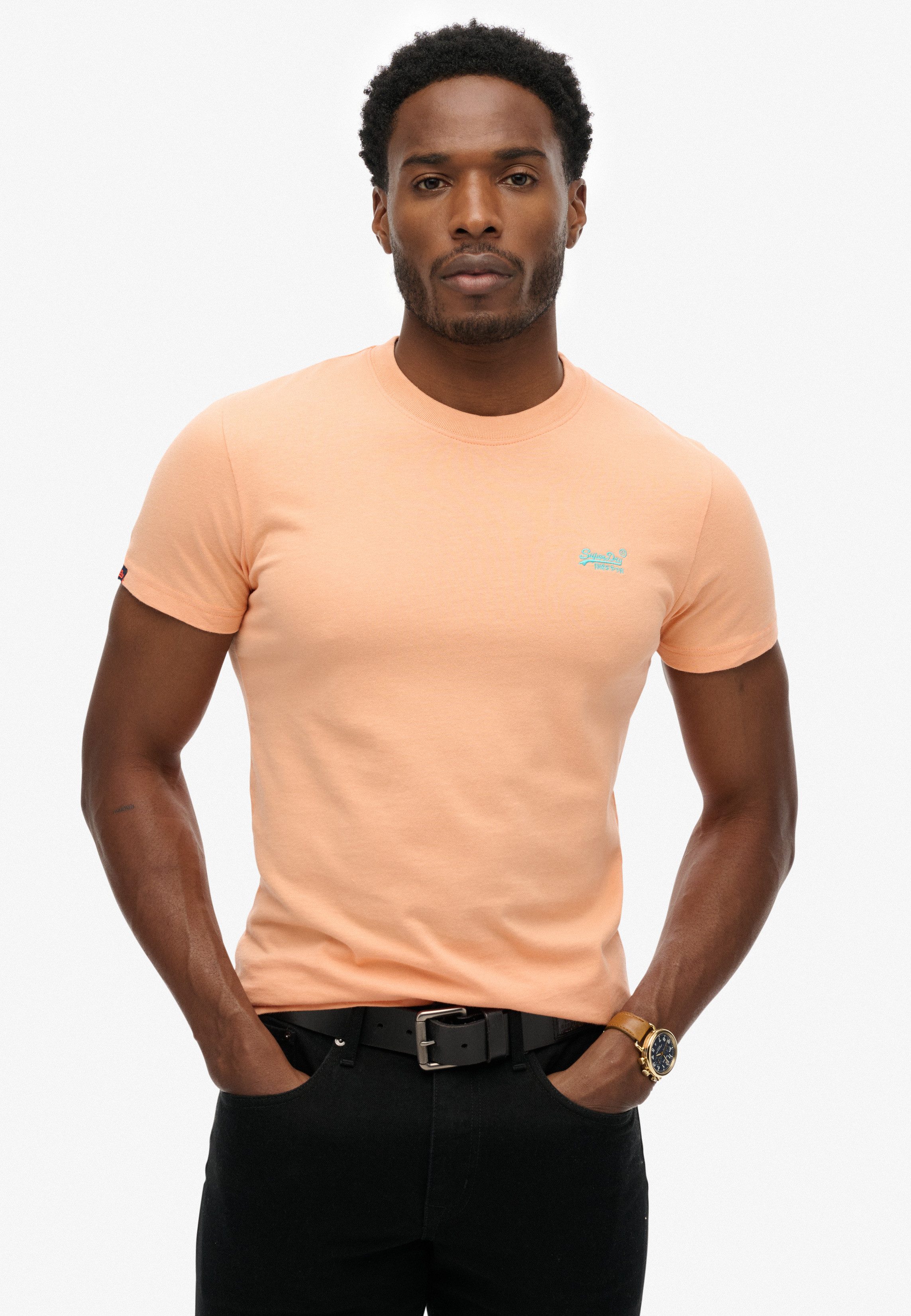 Superdry Rundhalsshirt ESSENTIAL LOGO EMB TEE