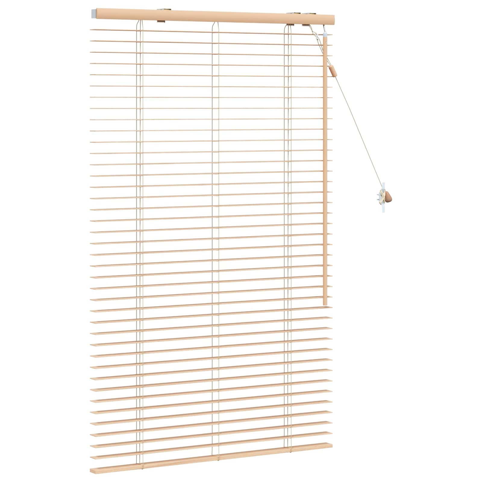 Rollo Venezianische Jalousie Eichenoptik 90 x 130 cm 35 mm, vidaXL