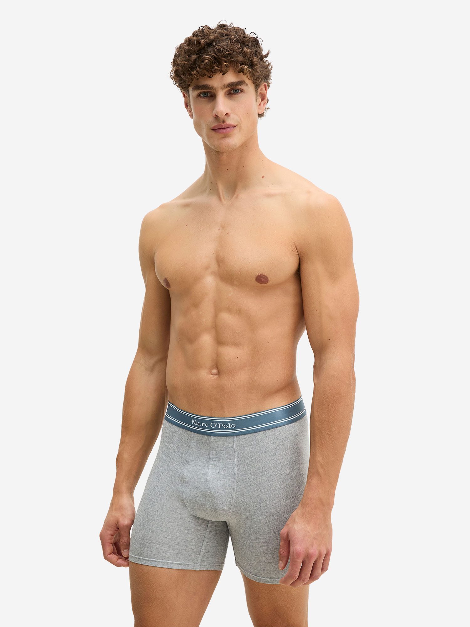 Marc O'Polo Langer Boxer Modal (3-St) Long Boxer Shorts, Langer Boxer Brief, Retro Boxer lang