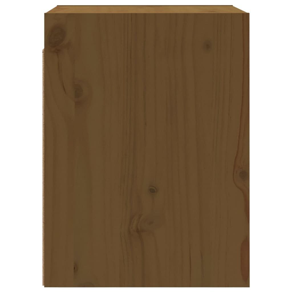 Massivholz furnicato Kiefer 30x30x40 Stk. cm 2 Wandschränke Honigbraun Wandregal