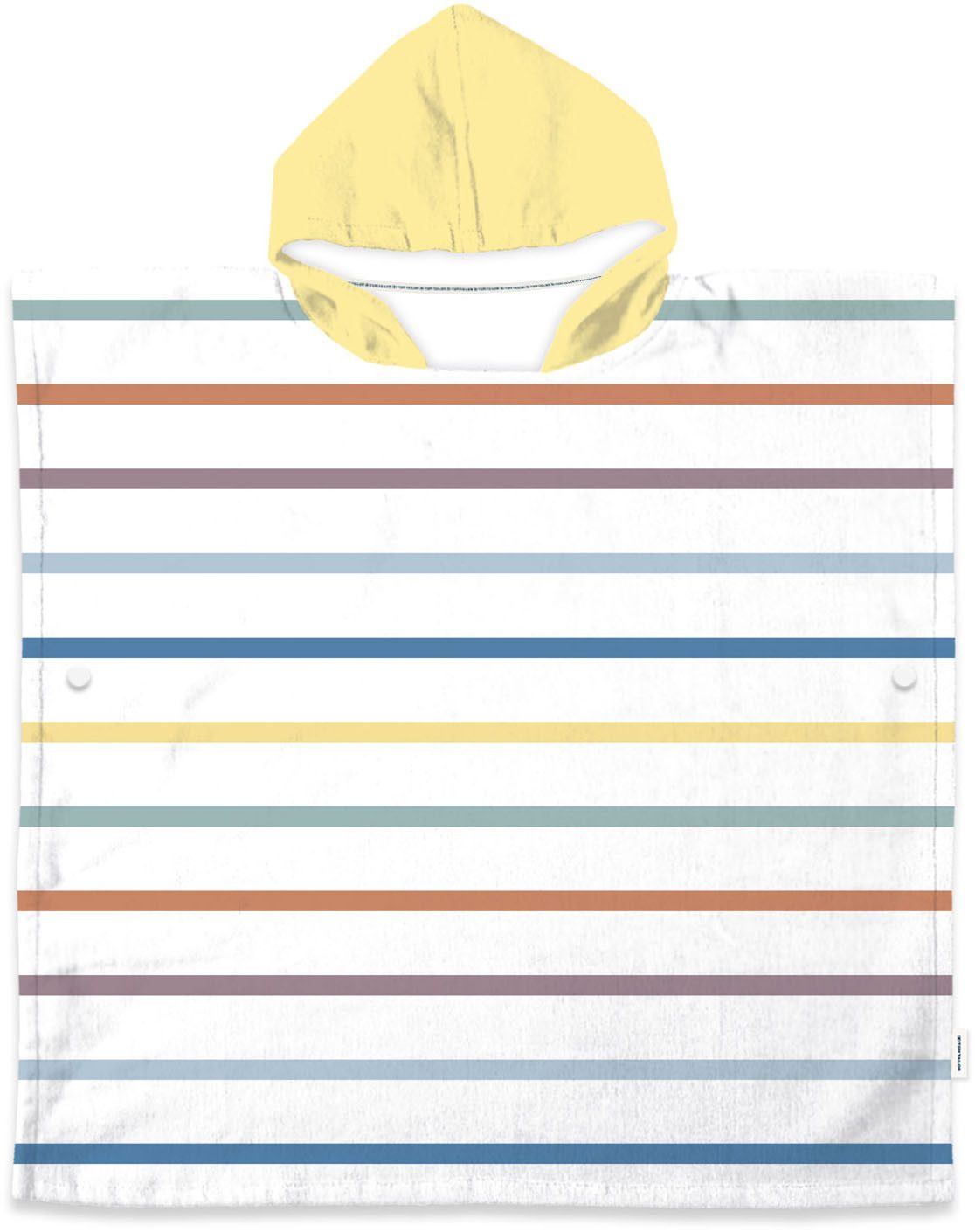 TOM TAILOR HOME Badeponcho Poncho KIDS, Midilänge, Frottier, Kapuze