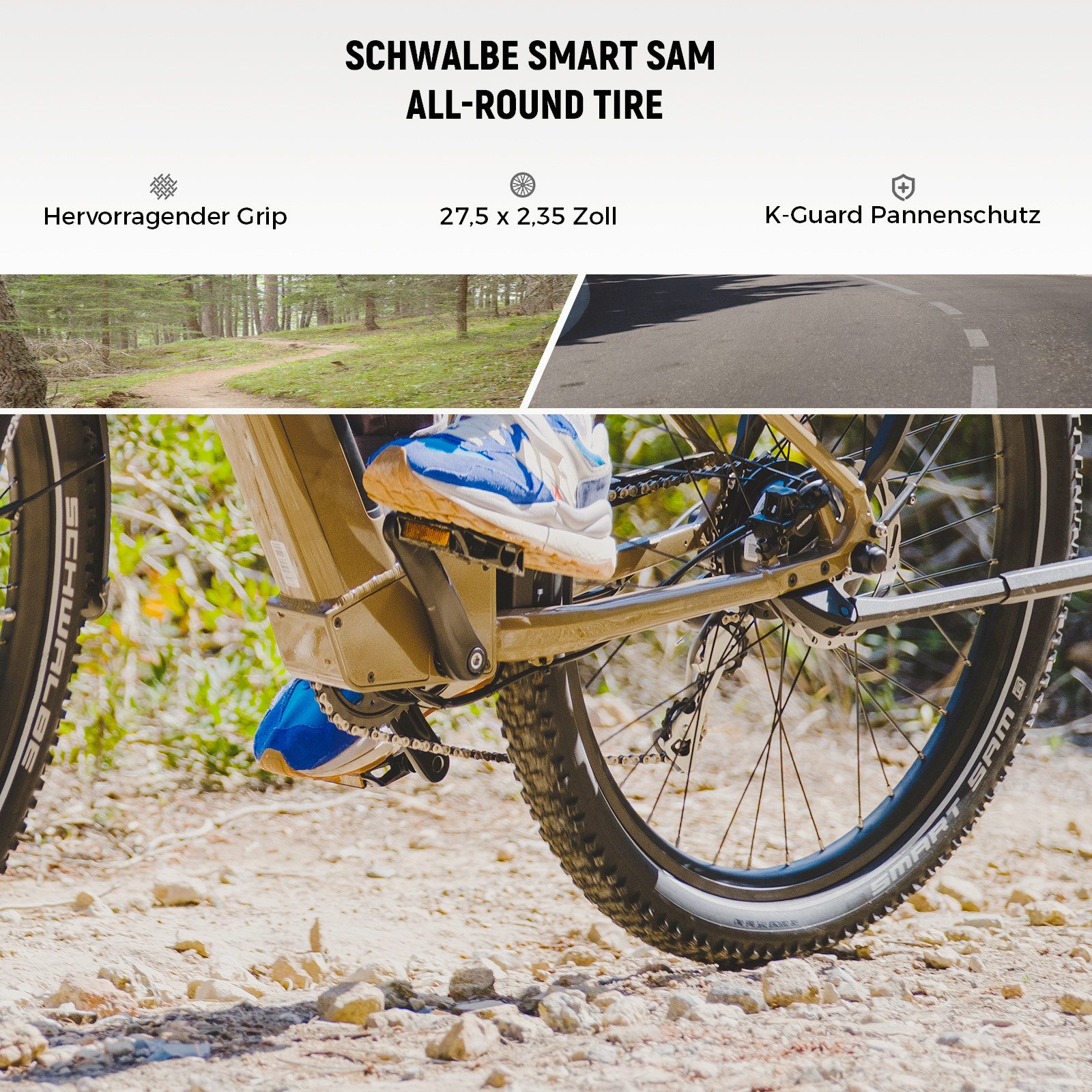 DERUIZ E-Bike Mountainbike 28 zoll Deruiz SUV E-bike MTB 48V Akku für herren damen, 8 Gang Shimano RD-M360 SGS Schaltwerk, Kettenschaltung, Heckmotor, 644 Wh, Drehmomentsensor, Pedalunterstützung