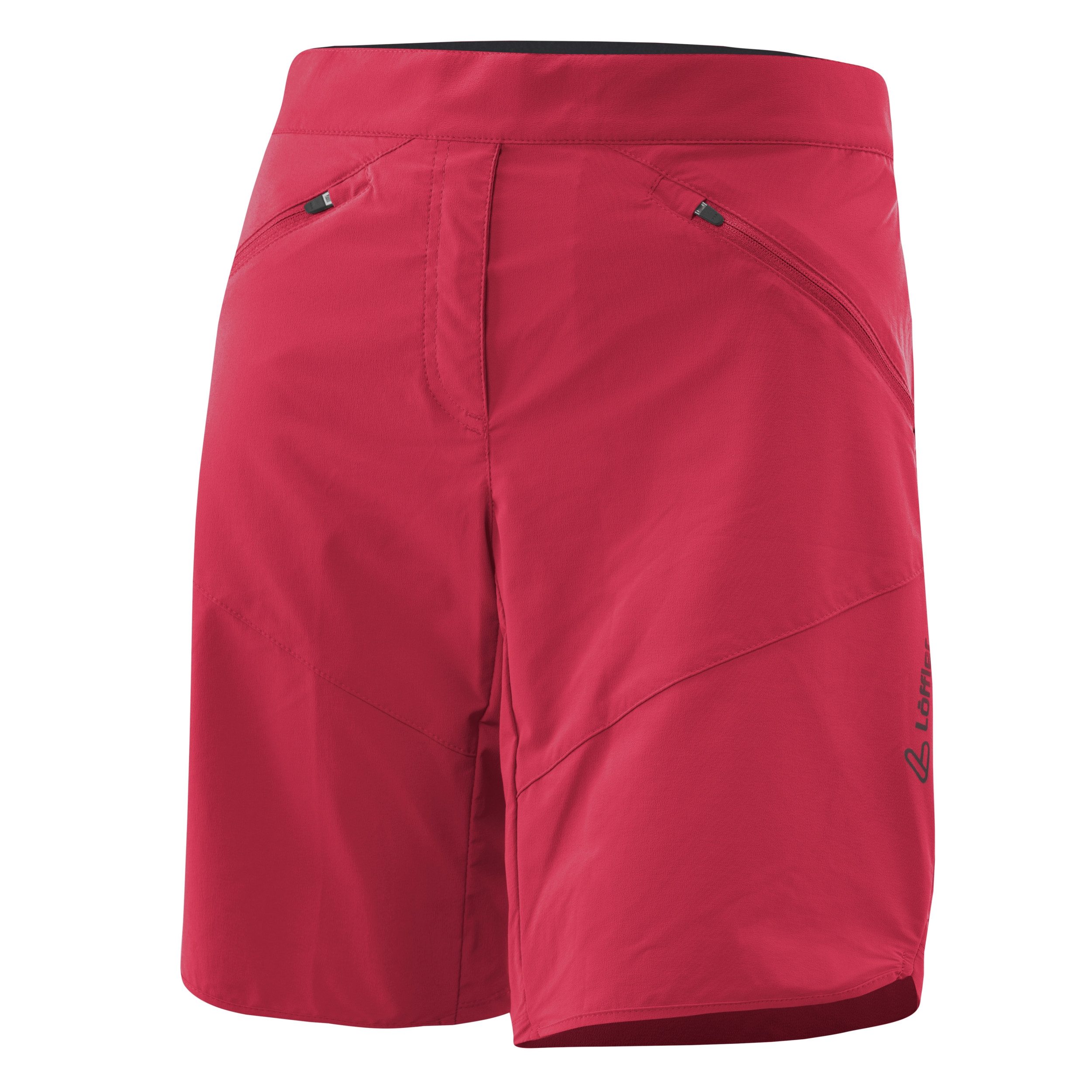 Löffler Fahrradhose W BIKE SHORTS AERIA-E ASSL POPPY RED