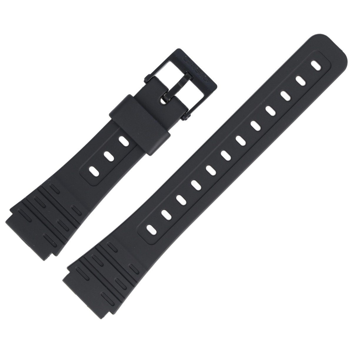 CASIO Uhrenarmband 18mm Kunststoff Schwarz JC-30