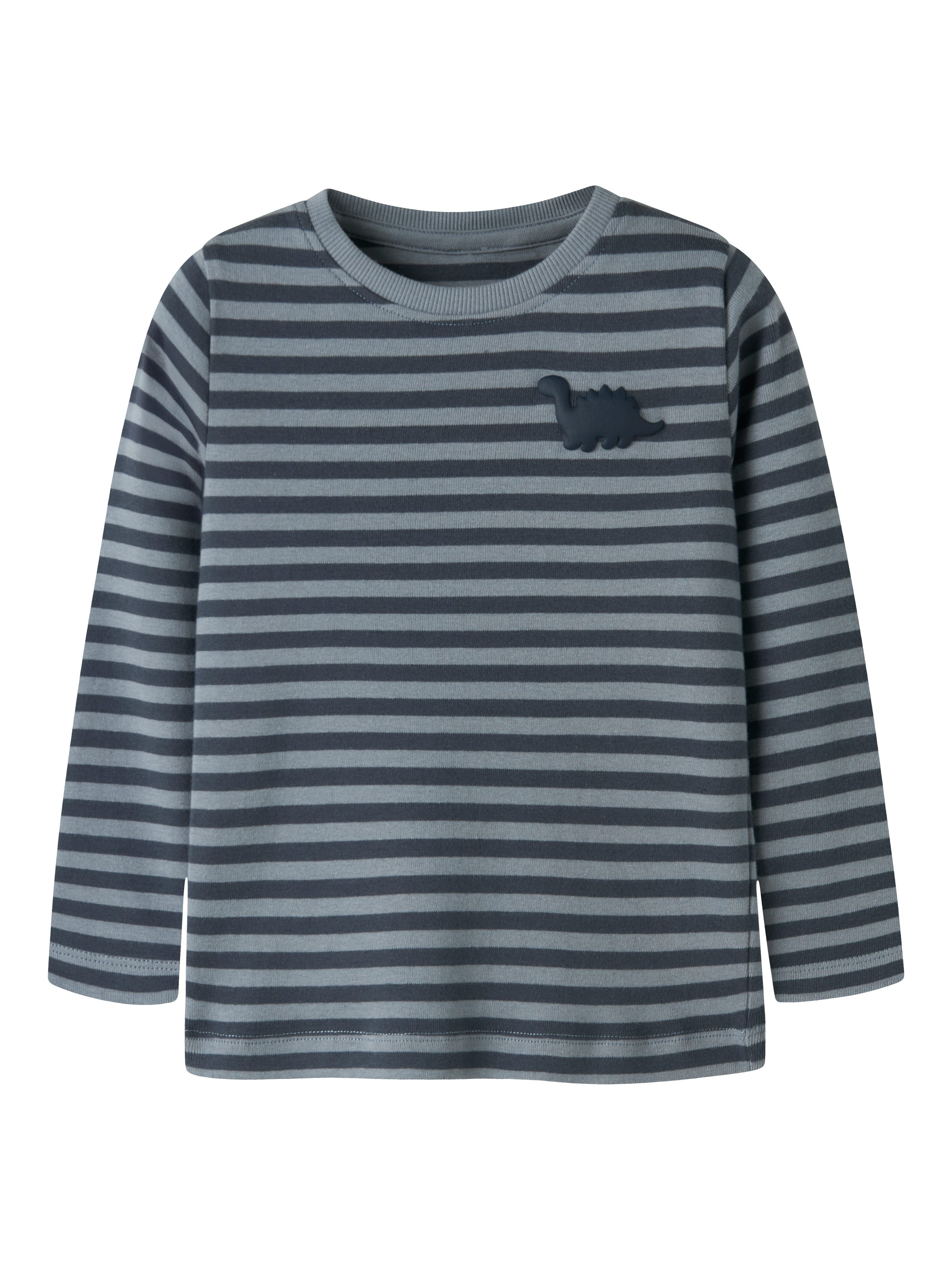 Name It Langarmshirt NMMVILLY LS SLIM TOP NOOS Baumwolle, slim fit