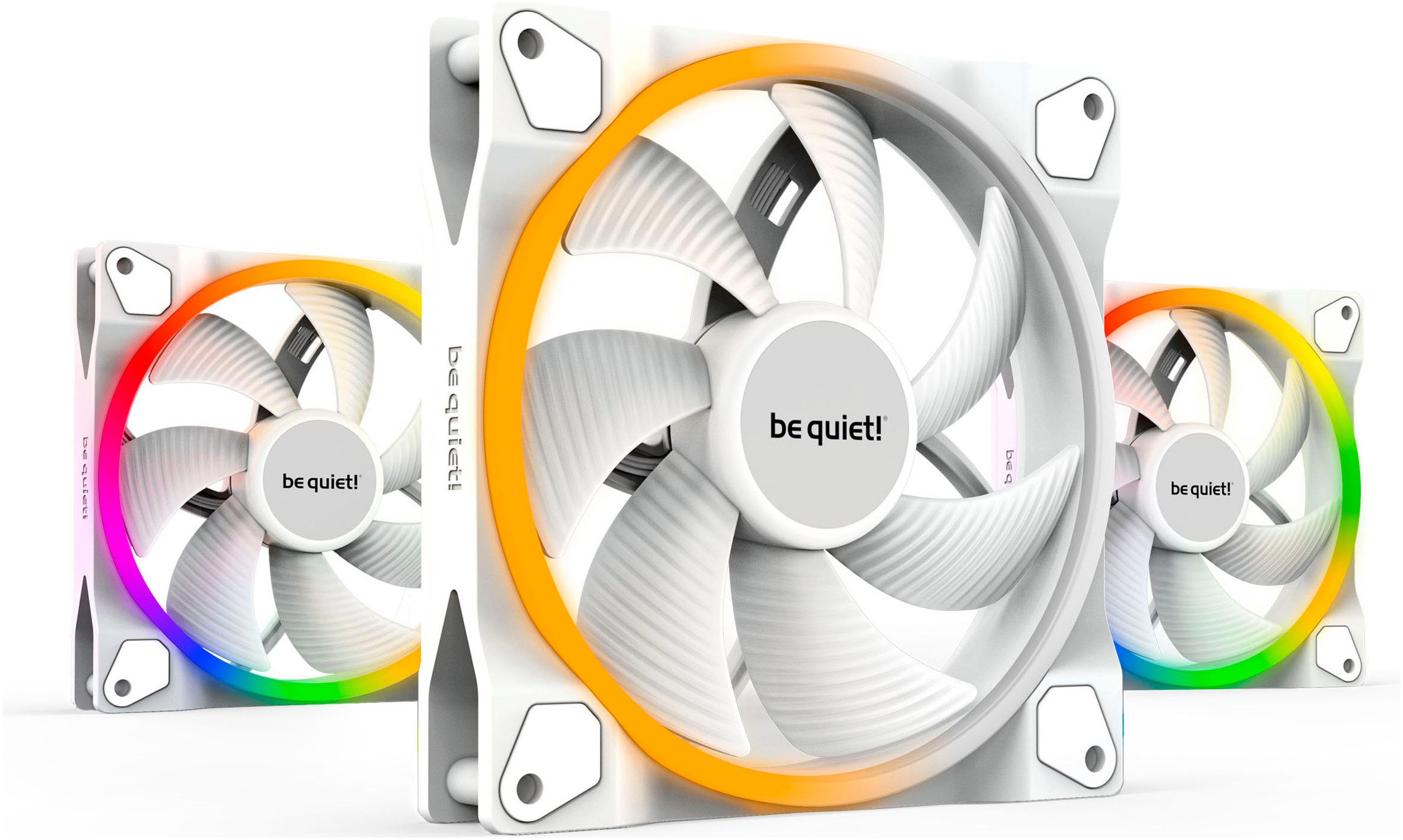 be quiet! Gehäuselüfter Light Wings White 140mm PWM Triple Pack