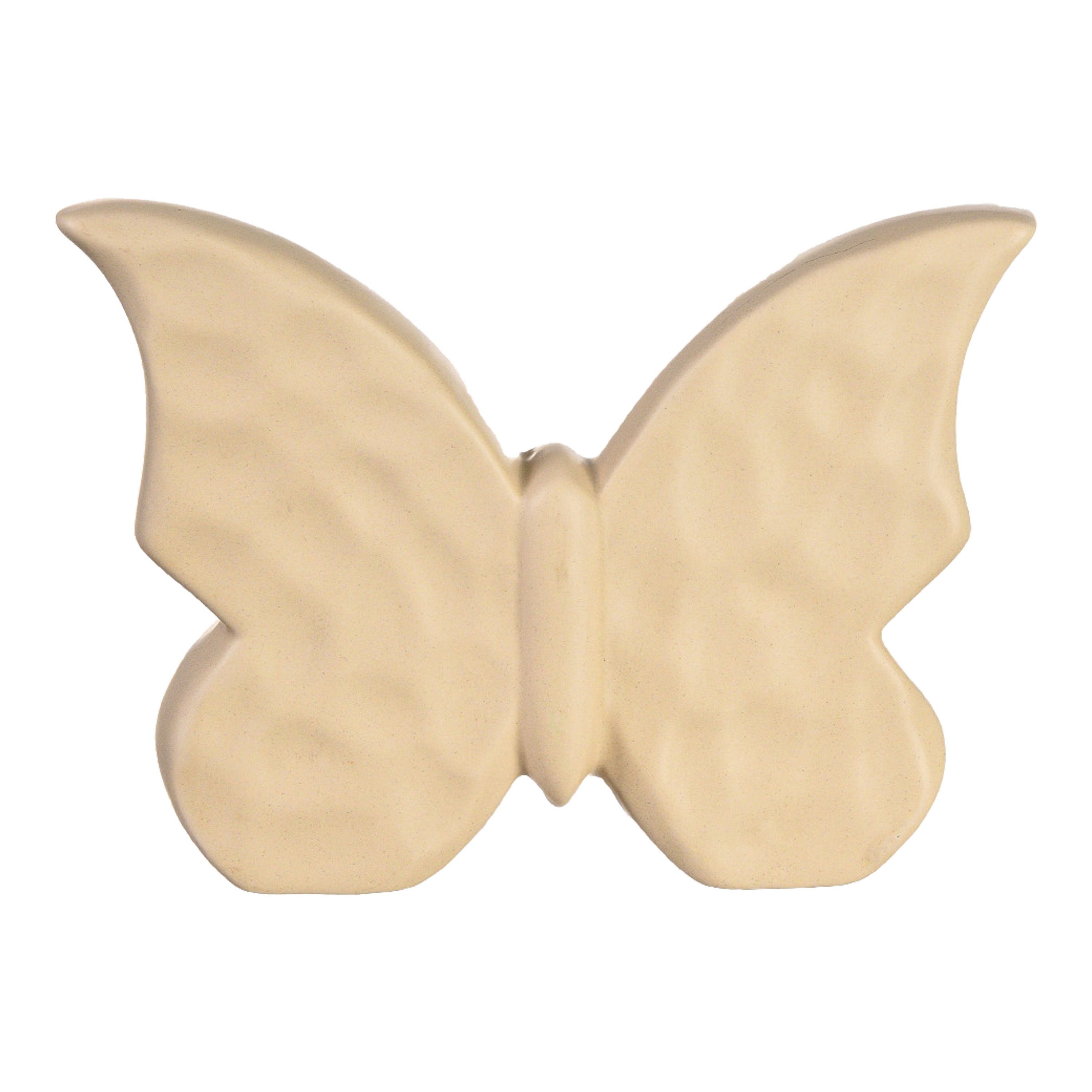 Depot Dekofigur Deko-Figur Schmetterling Struktur (Packung, 1 St., 1 Stück Deko-Figur), aus Dolomit