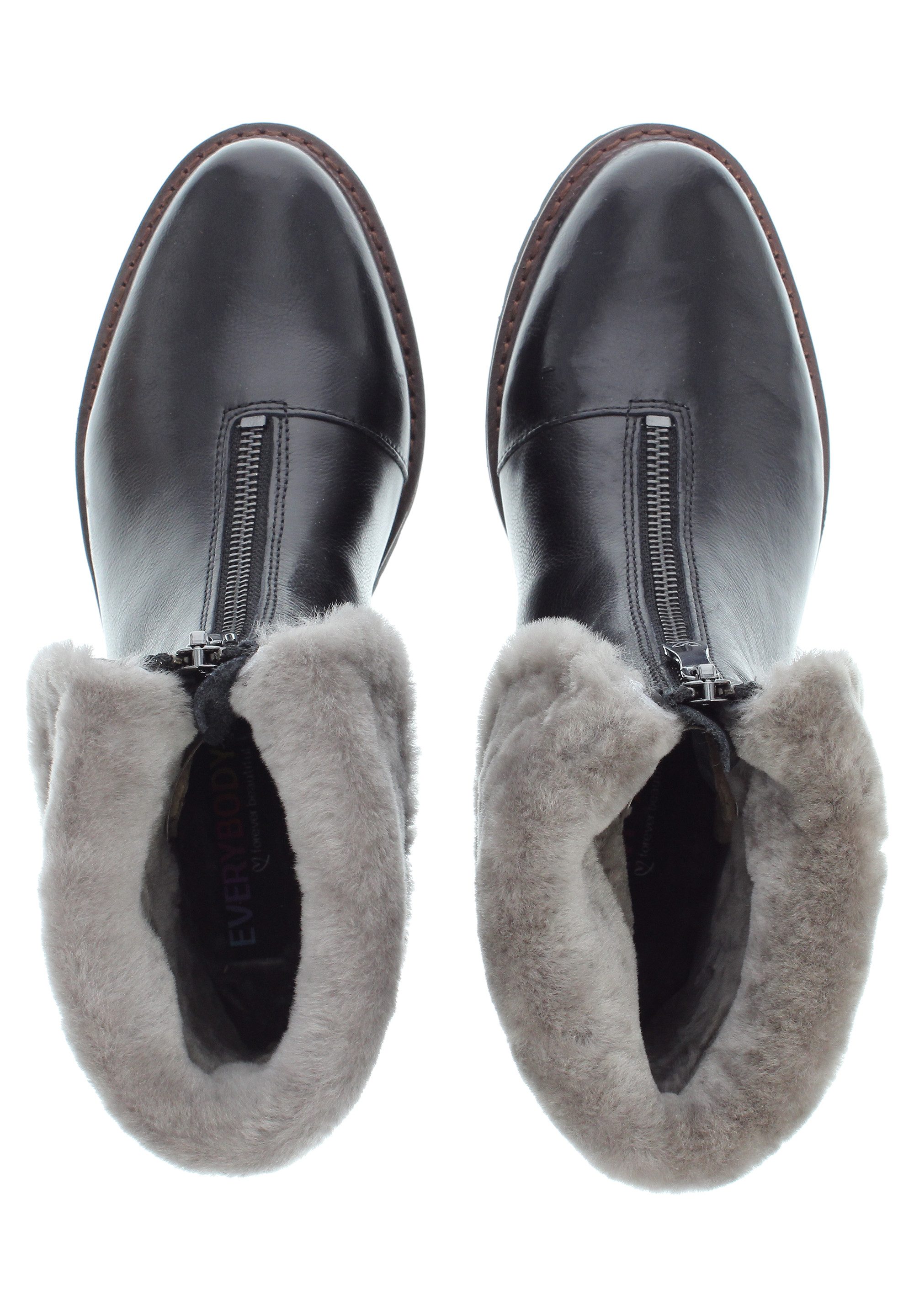 Everybody NICO - Feminine Lammfell Boots Schlupfstiefel