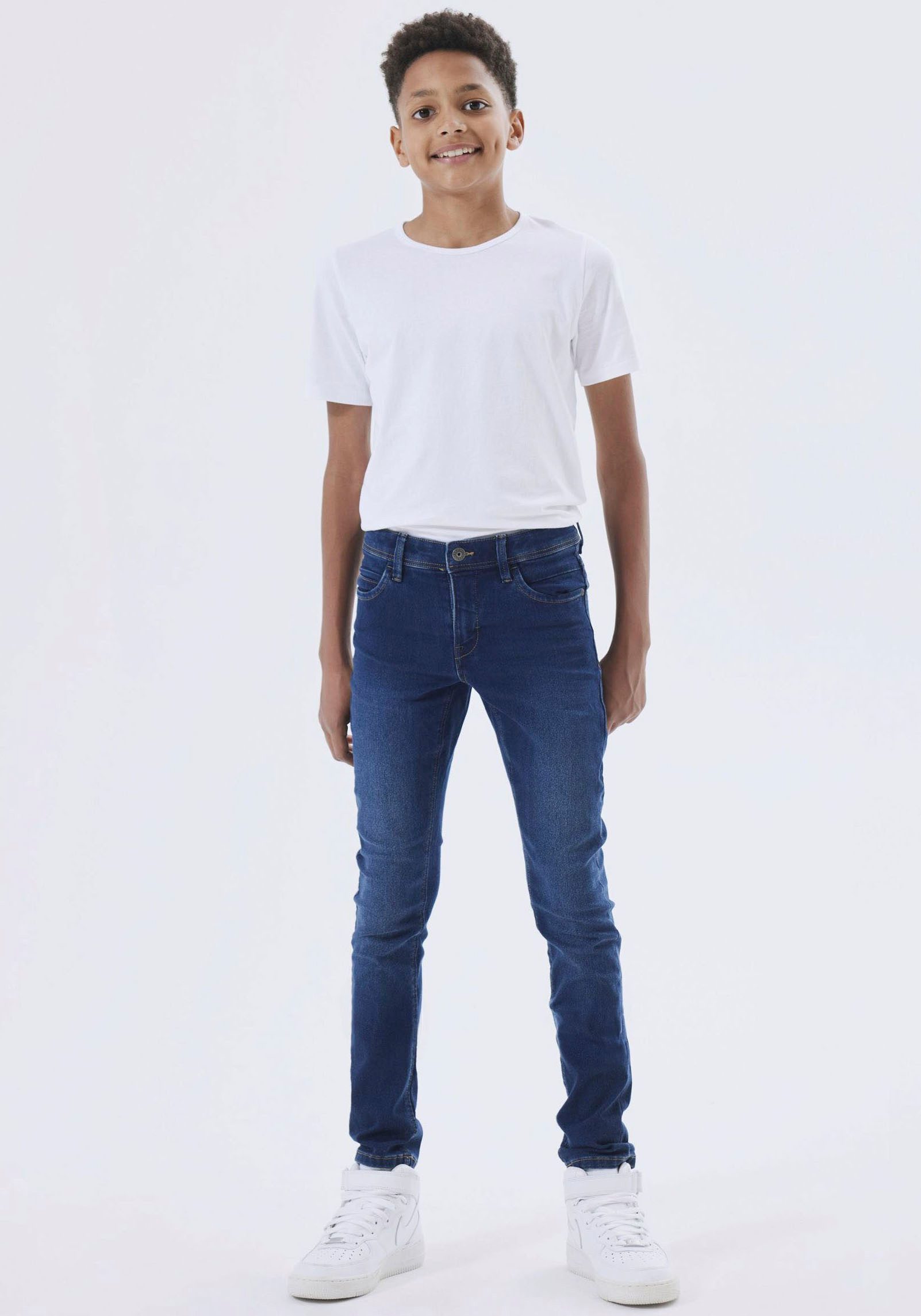 Stretch-Jeans NKMSILAS DNMTAX PANT