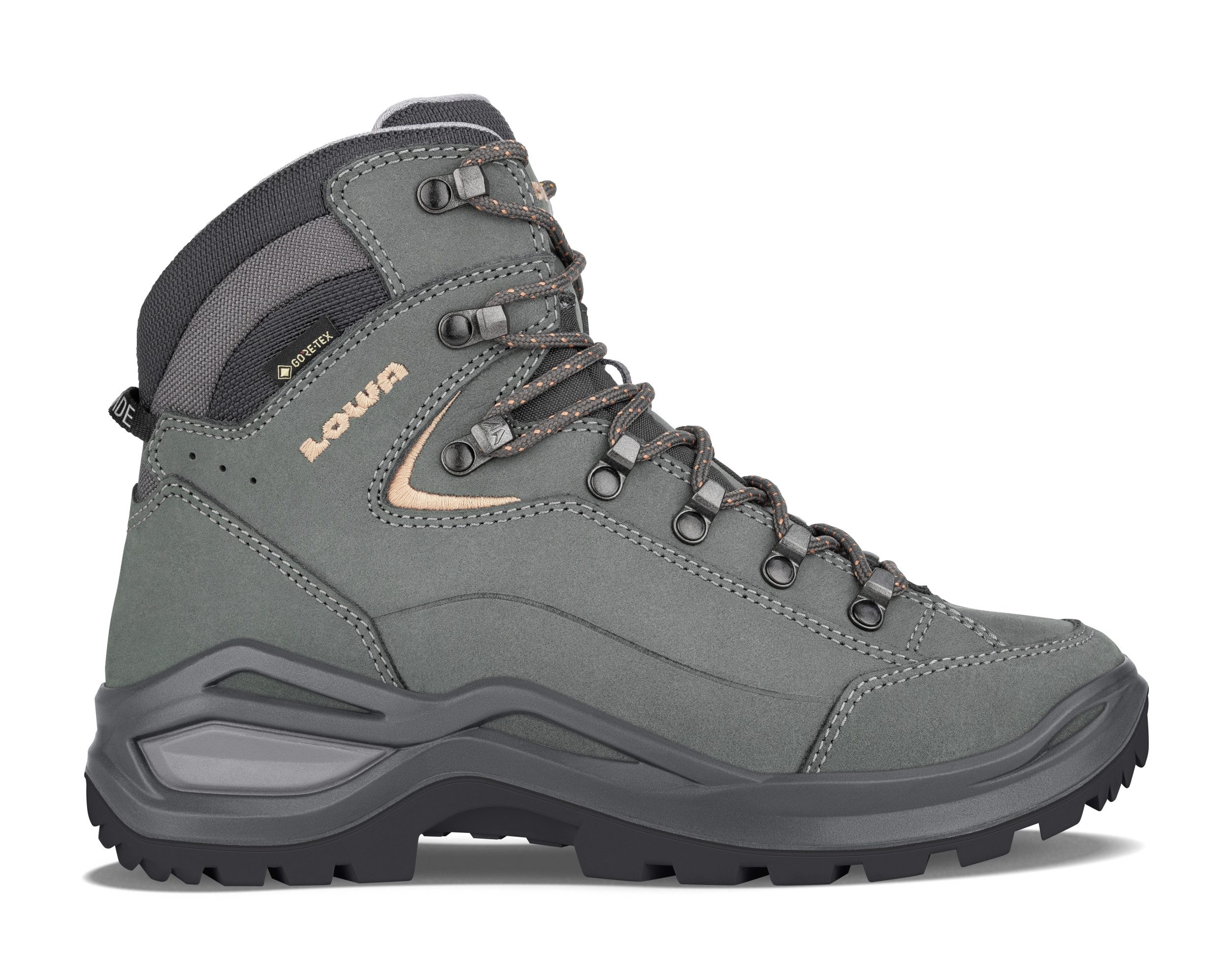 Lowa RENEGADE EVO GTX MID Ws GRAPHIT/APRIKOSE Trekkingschuh günstig online kaufen