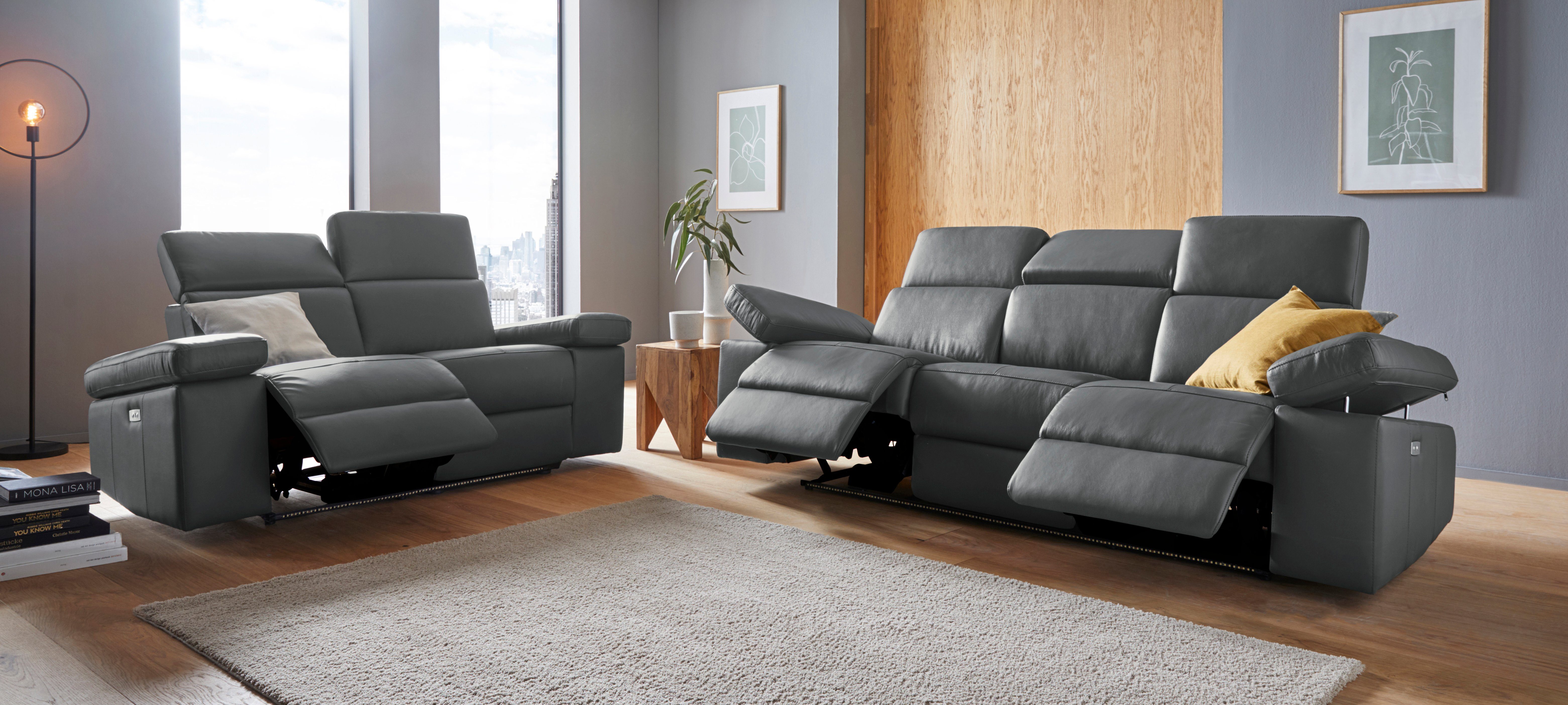 Home affaire Sitzgruppe Kilado, mit Relaxfunktion, verstellbarer Armlehne, Kopfteilverstellung