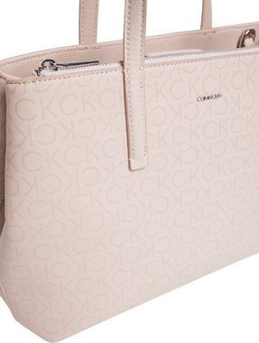 Calvin Klein Shopper CK MUST TOTE MD_EPI MONO, mit dezentem Allover Logo Print Handtasche Damen Tasche Damen