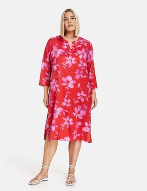Samoon Minikleid Kleid mit Flower-Print