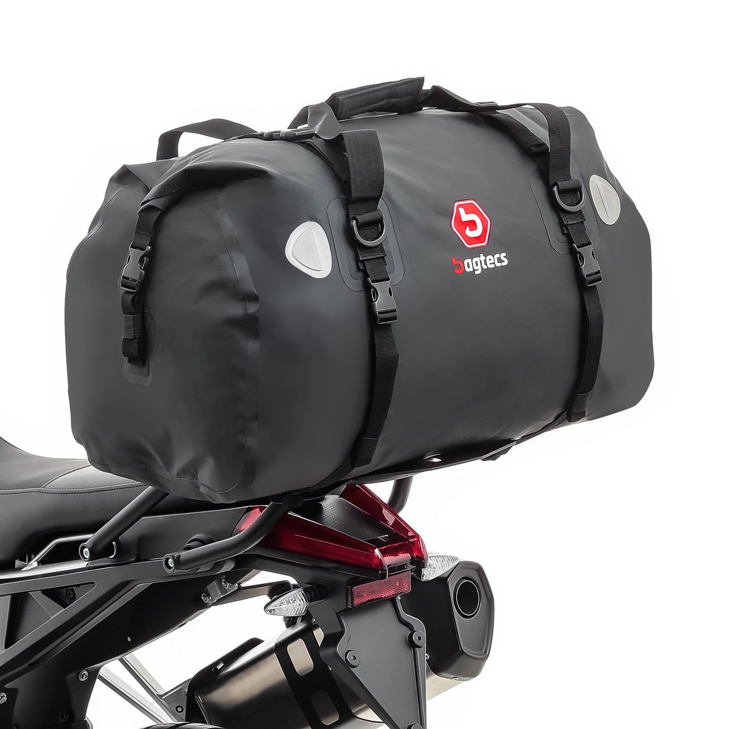 Bagtecs Topcase Set Gepäckbrücke + Hecktasche für Aprilia Tuareg 22-26 XF60