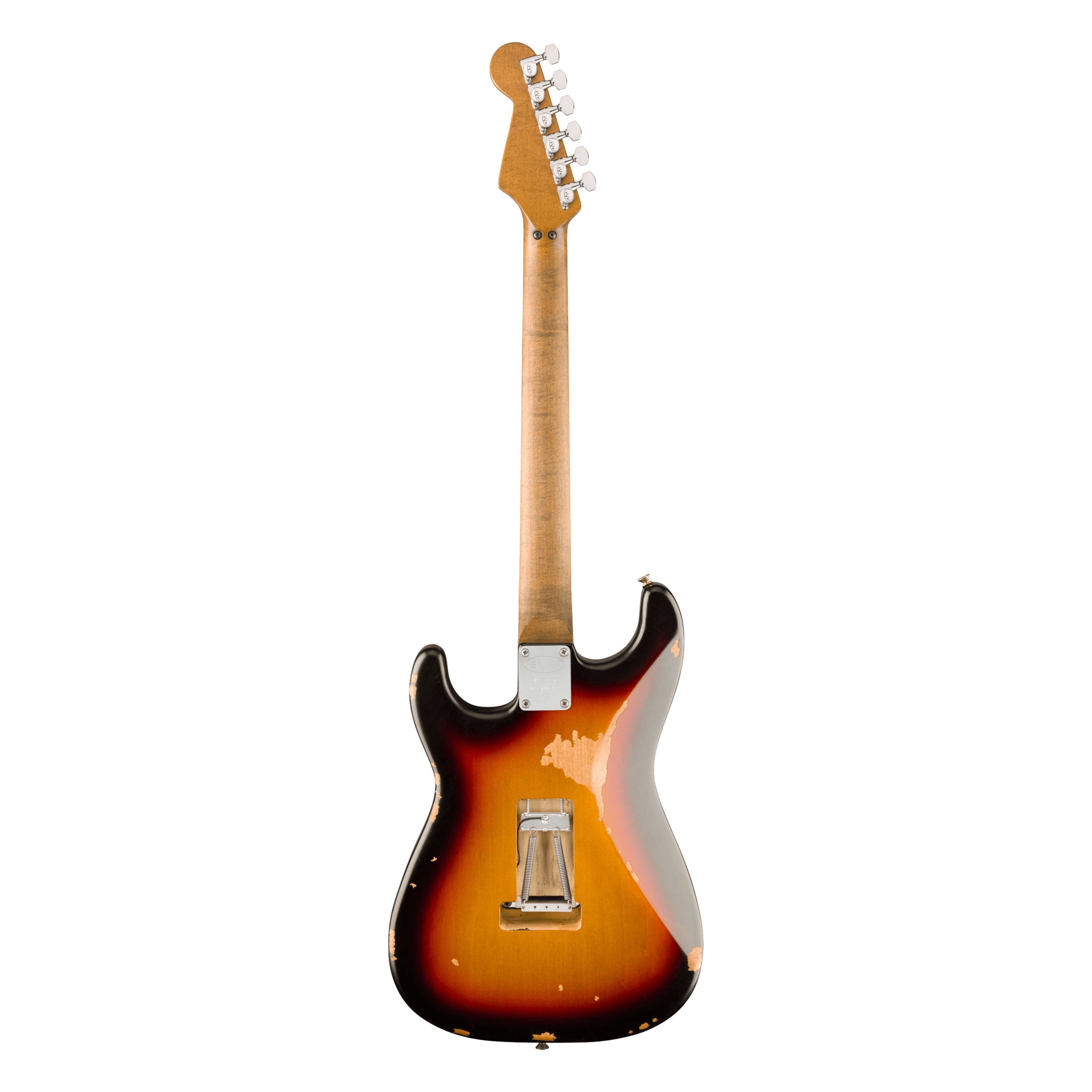 EVH E-Gitarre, E-Gitarren, ST-Modelle, Frankenstein Relic MN Vintage Sunburst - E-Gitarre