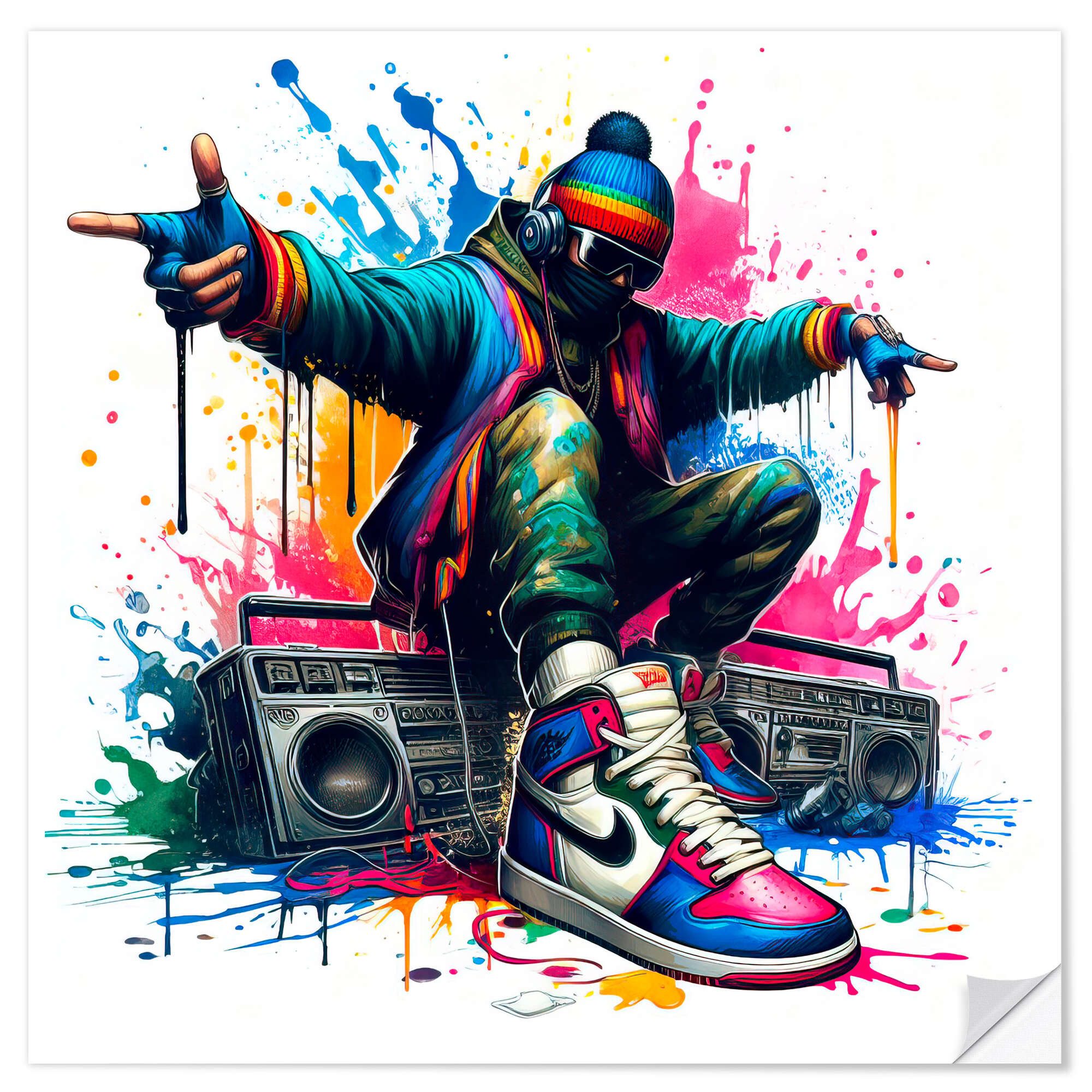 Posterlounge Wandfolie nobelart, Hip Hop Style, günstig online kaufen