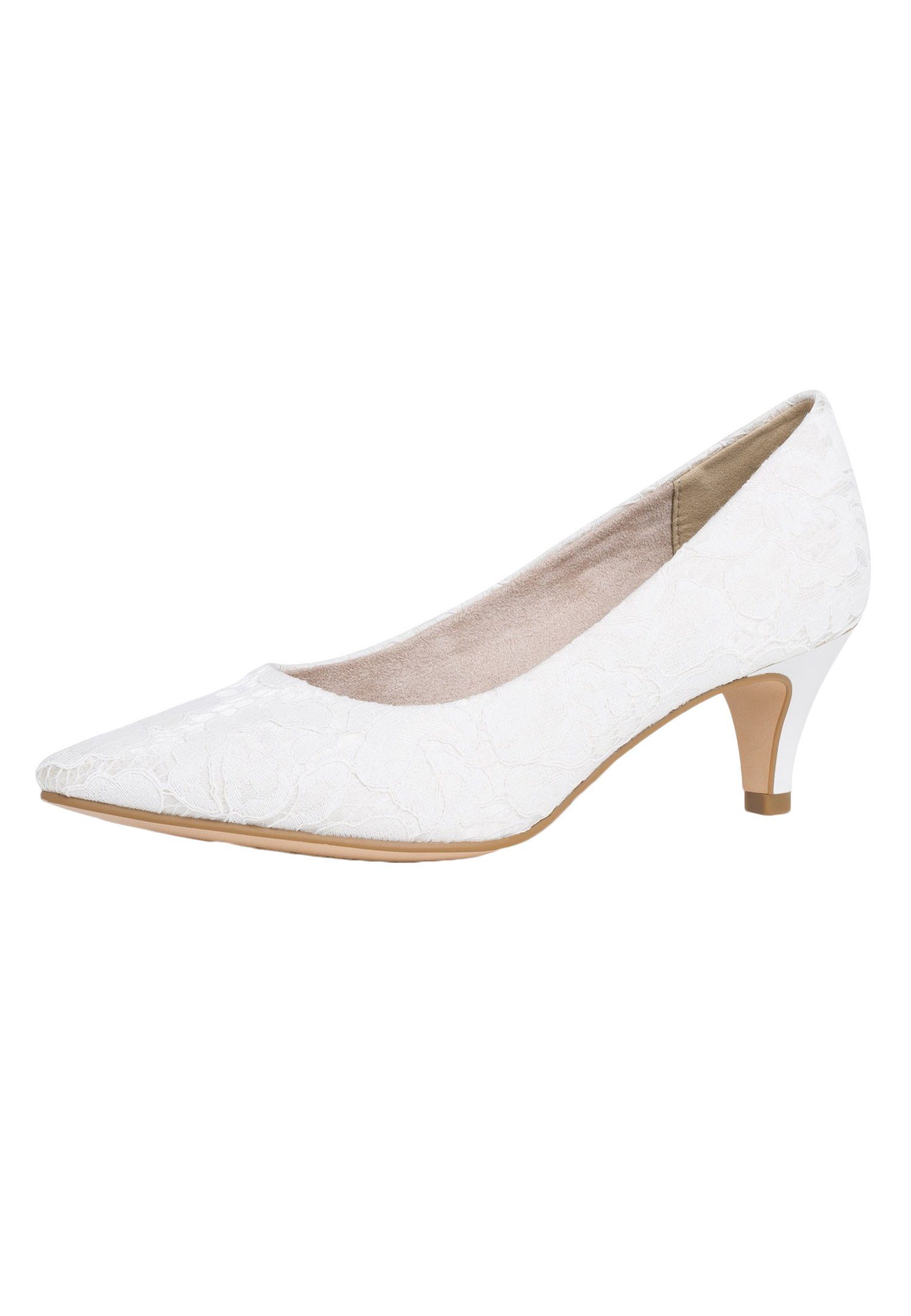 tamaris pumps ivory glam
