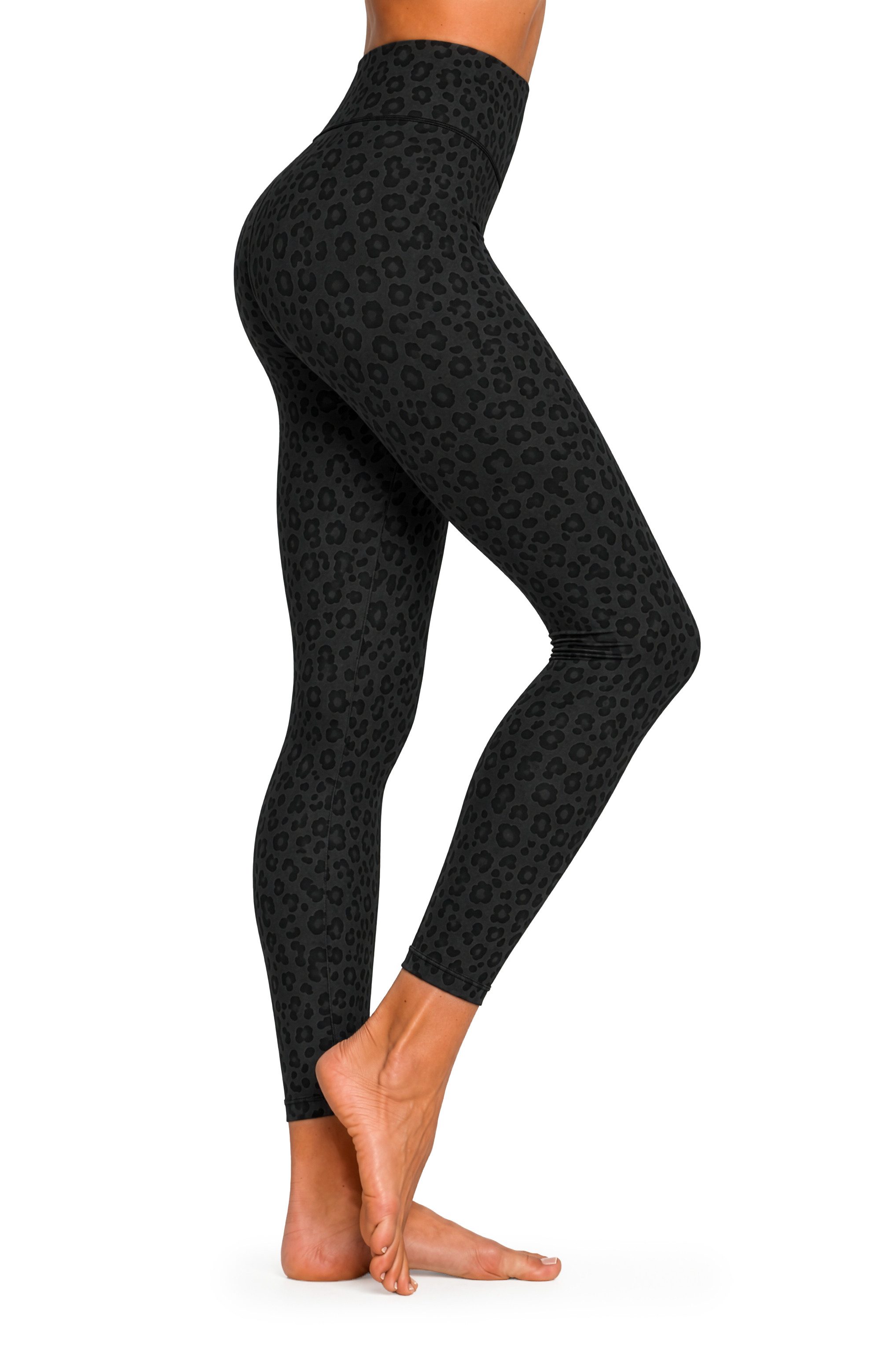 Smilodox Leggings Velvara, Leo-Muster, High Waist Sporthose, für Gym & Yoga Yogashorts, blickdicht, 4-Wege-Stretch, schnelltrocknend