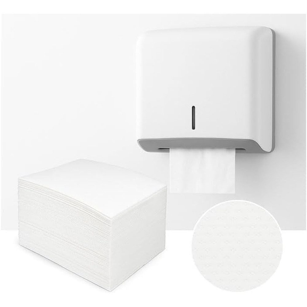 Professional Comfy Clean Papierhandtuch Papierhandtücher 25 x 21 ca. 4000 Blätter, 2-lagig weiß (4000-St)