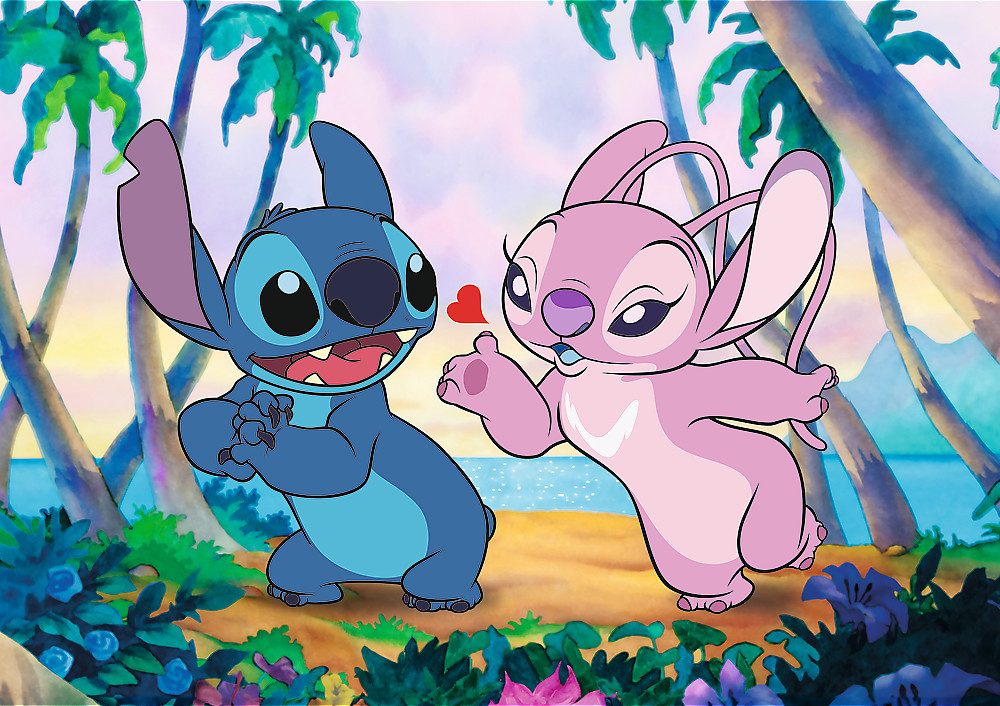 Puzzle Lilo & Stich, Stitch und Angel