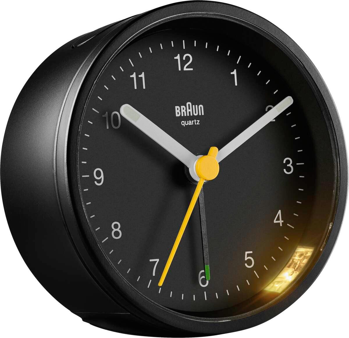 Braun Radiowecker Braun Uhren BC12B Quarzwecker Uhren/Wecker Schwarz günstig online kaufen