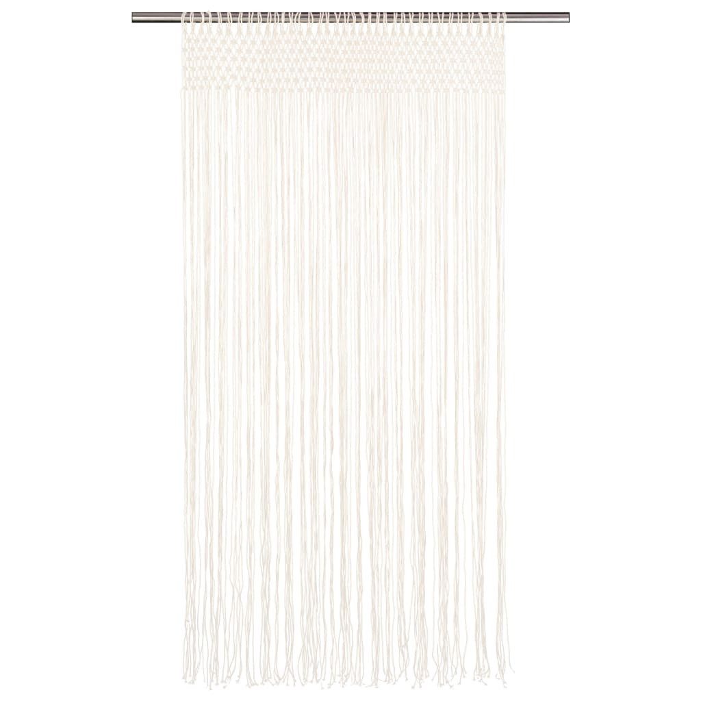 vidaXL Vorhang, Makramee Vorhang 140×240 cm Baumwolle