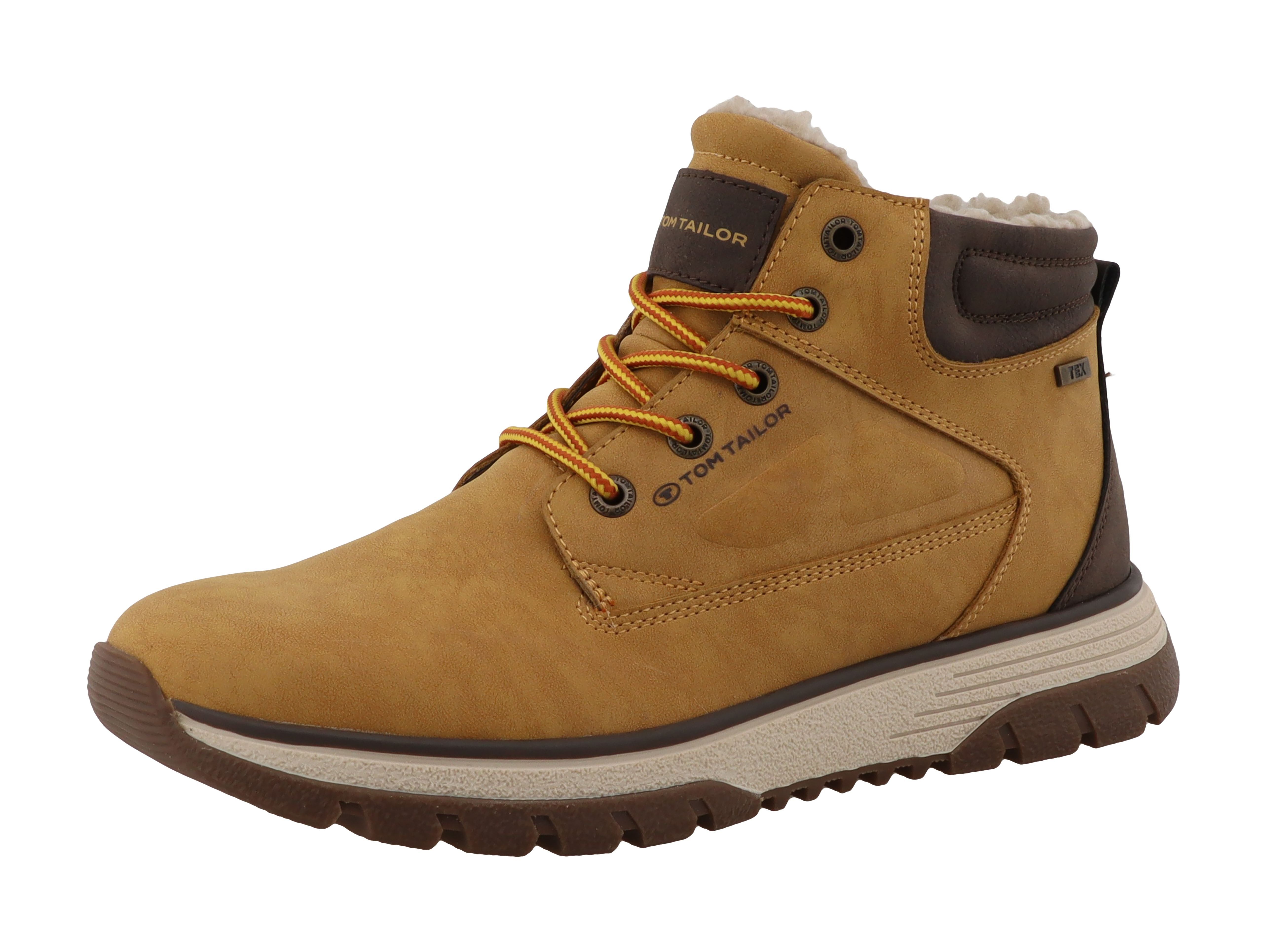 TOM TAILOR Winterboots Schnürboots mit weicher Schaftrand-Polsterung