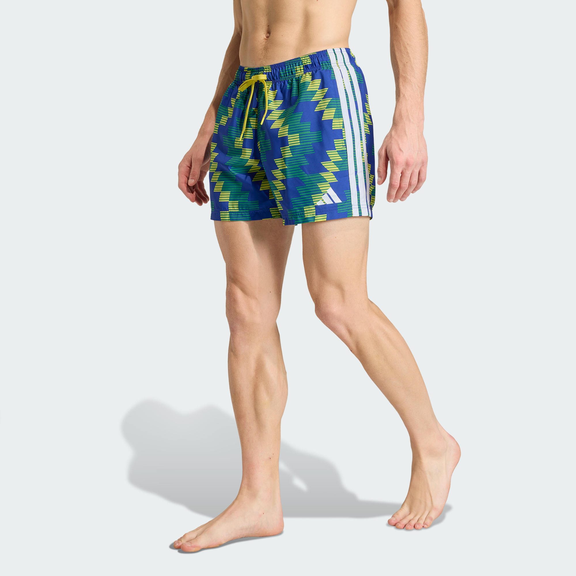Badehose BADESHORTS, 13 CM, VOM FUSSBALL INSPIRIERTE GRAFIK