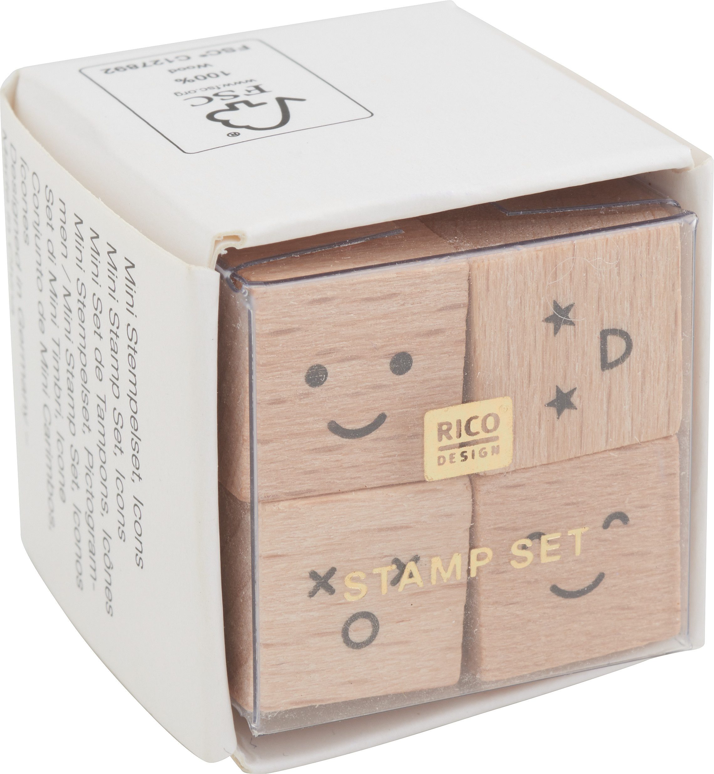 Rico Design Stempel Stempel-Set, 4 Teile