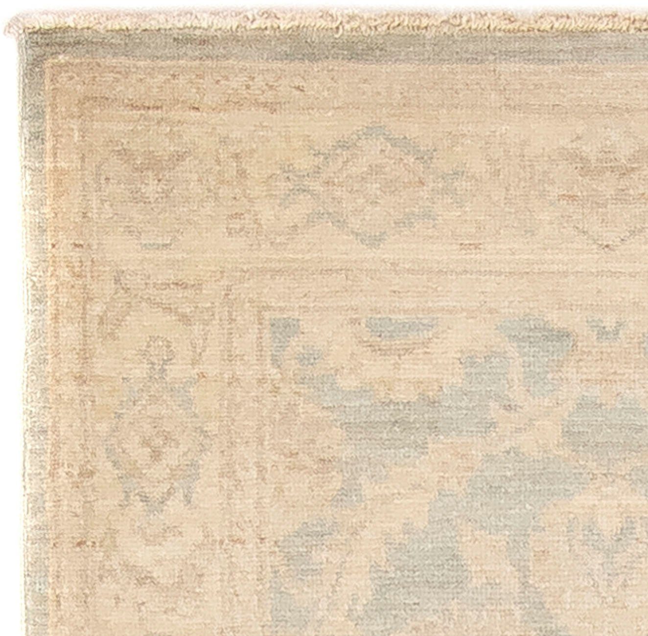 rechteckig, x Einzelstück 6 Handgeknüpft, Zertifikat mit Ziegler beige, Wohnzimmer, Orientteppich - morgenland, mm, cm 244 Höhe: - 76