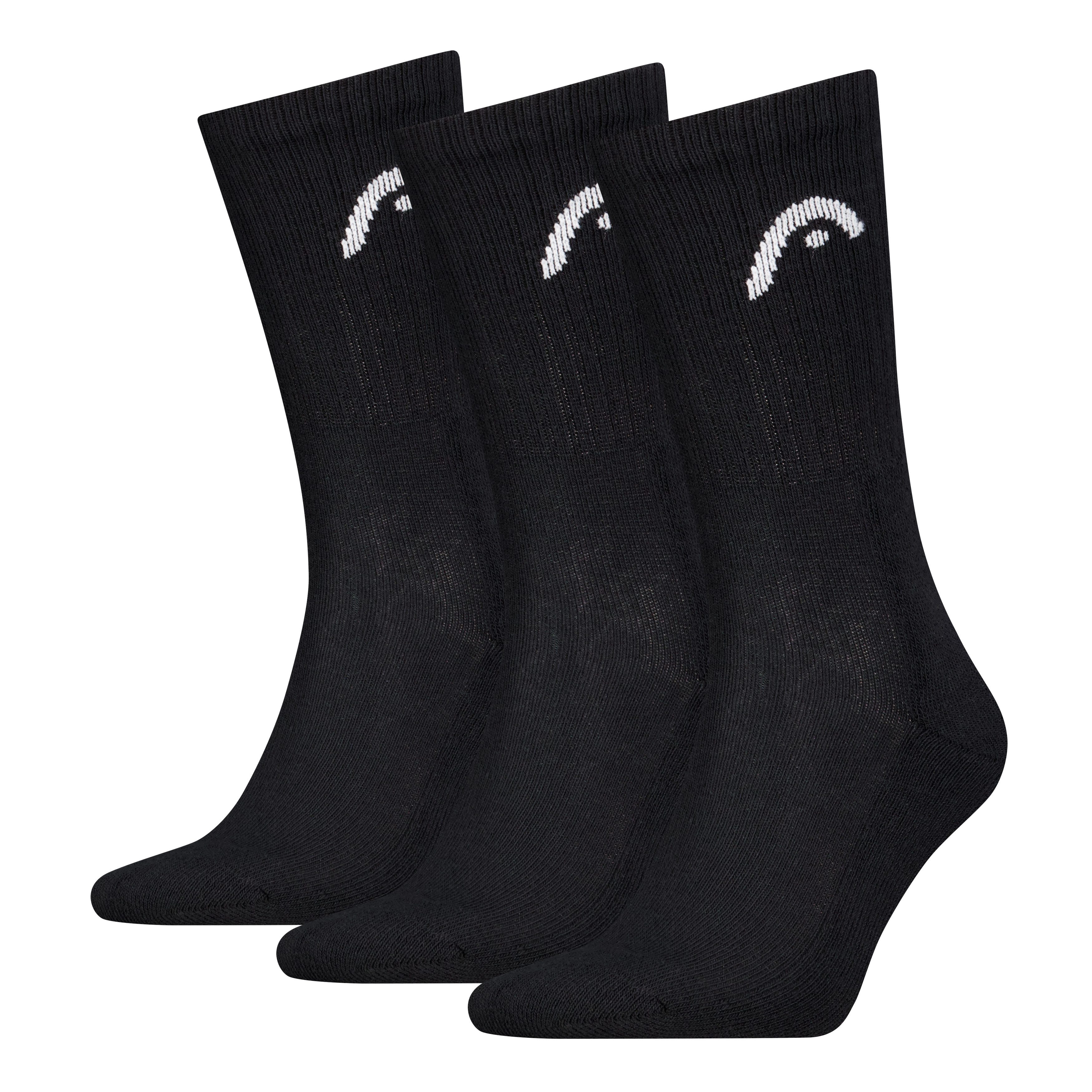 Head Tennissocken HEAD ALL SPORTS TRAINING CREW (3 Paar) mit gepolsterter Sohle für Dämpfung und zusätzlichen Komfort