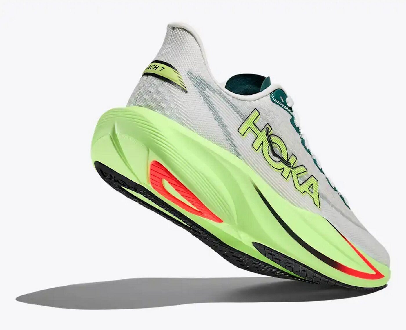 Hoka One One W MACH 7 FROST / NEON YUZU Laufschuh