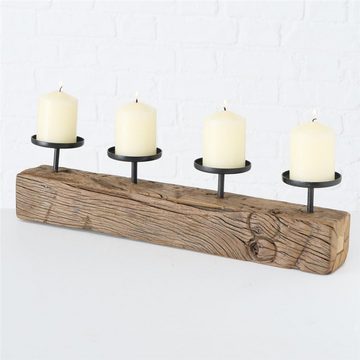 BOLTZE Kerzenleuchter Solea für Stumpenkerzen, Kerzenhalter Kerzenständer Skandinavisches Design