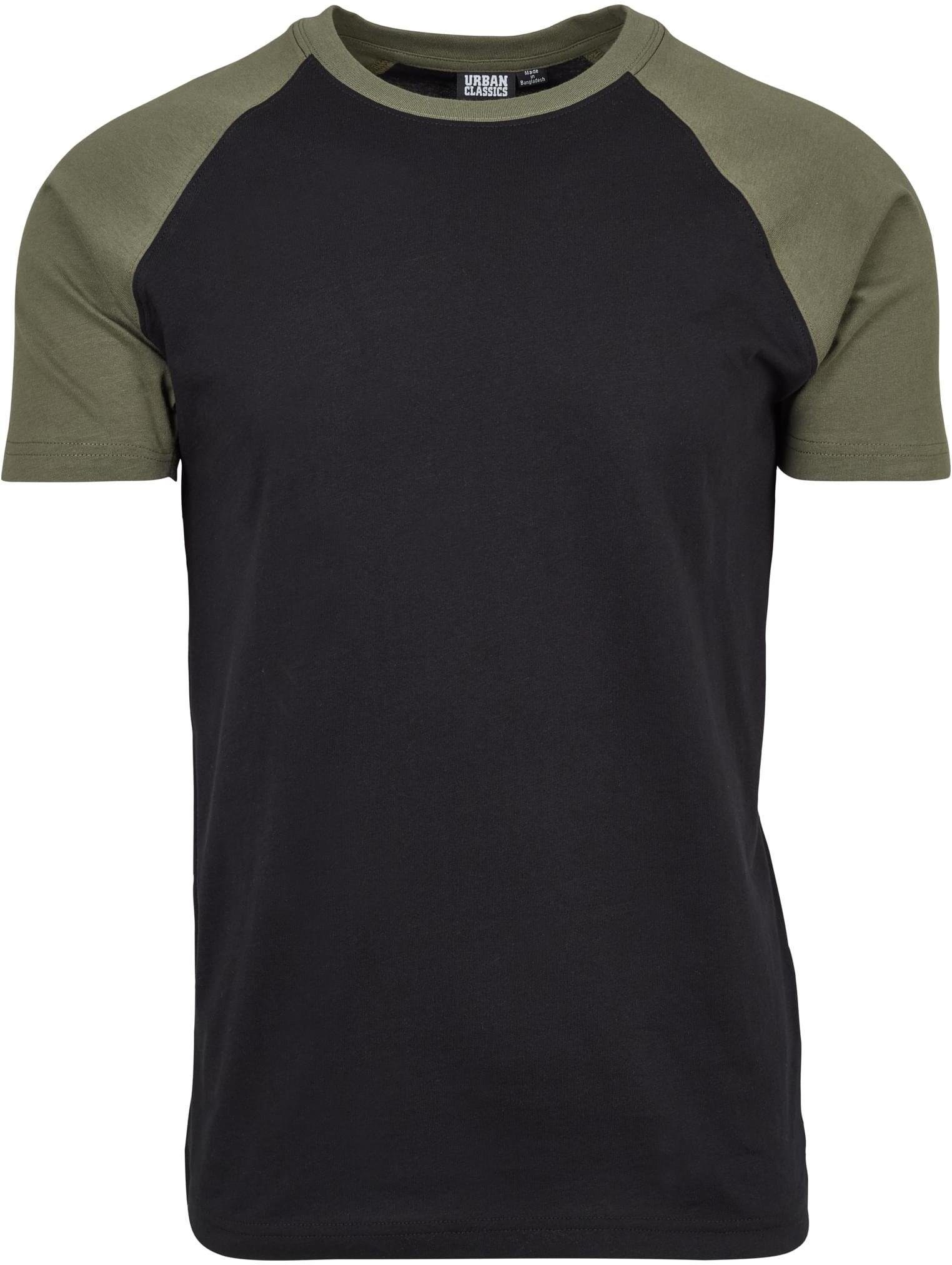 URBAN CLASSICS Rundhalsshirt Raglan Contrast Tee Herren T-Shirt günstig online kaufen