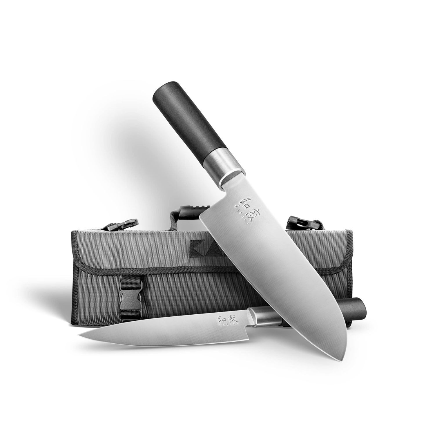 KAI Kochmesser Wasabi Black Messer-Set 3-teilig