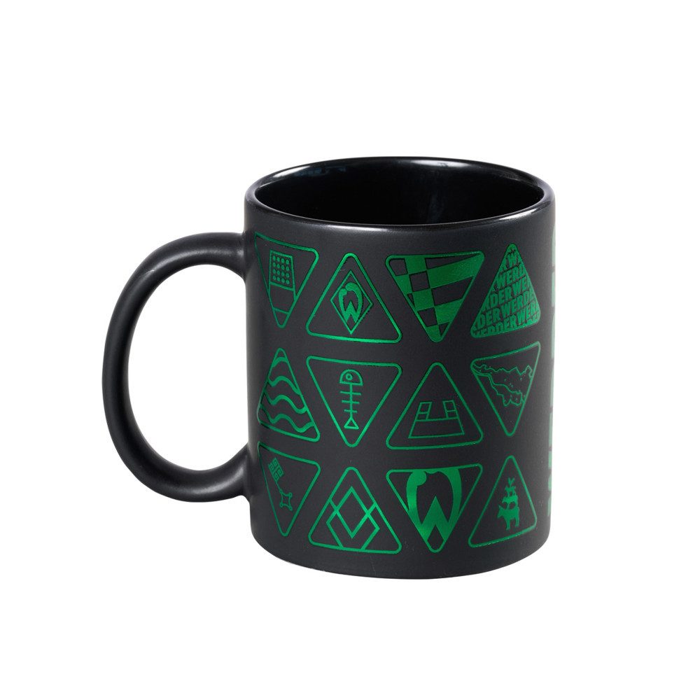 Werder Bremen Becher SV Werder Bremen Tasse Metallic Grün, Keramik