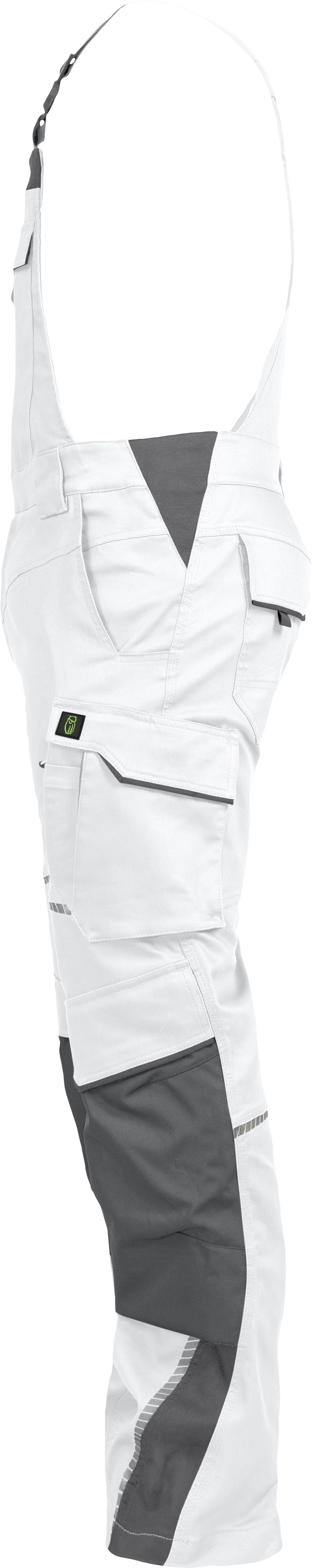 Leibwächter Arbeitslatzhose Herren Flex-Line Latzhose (Arbeitshose mit Keil im Schritt) mit Reflektoren