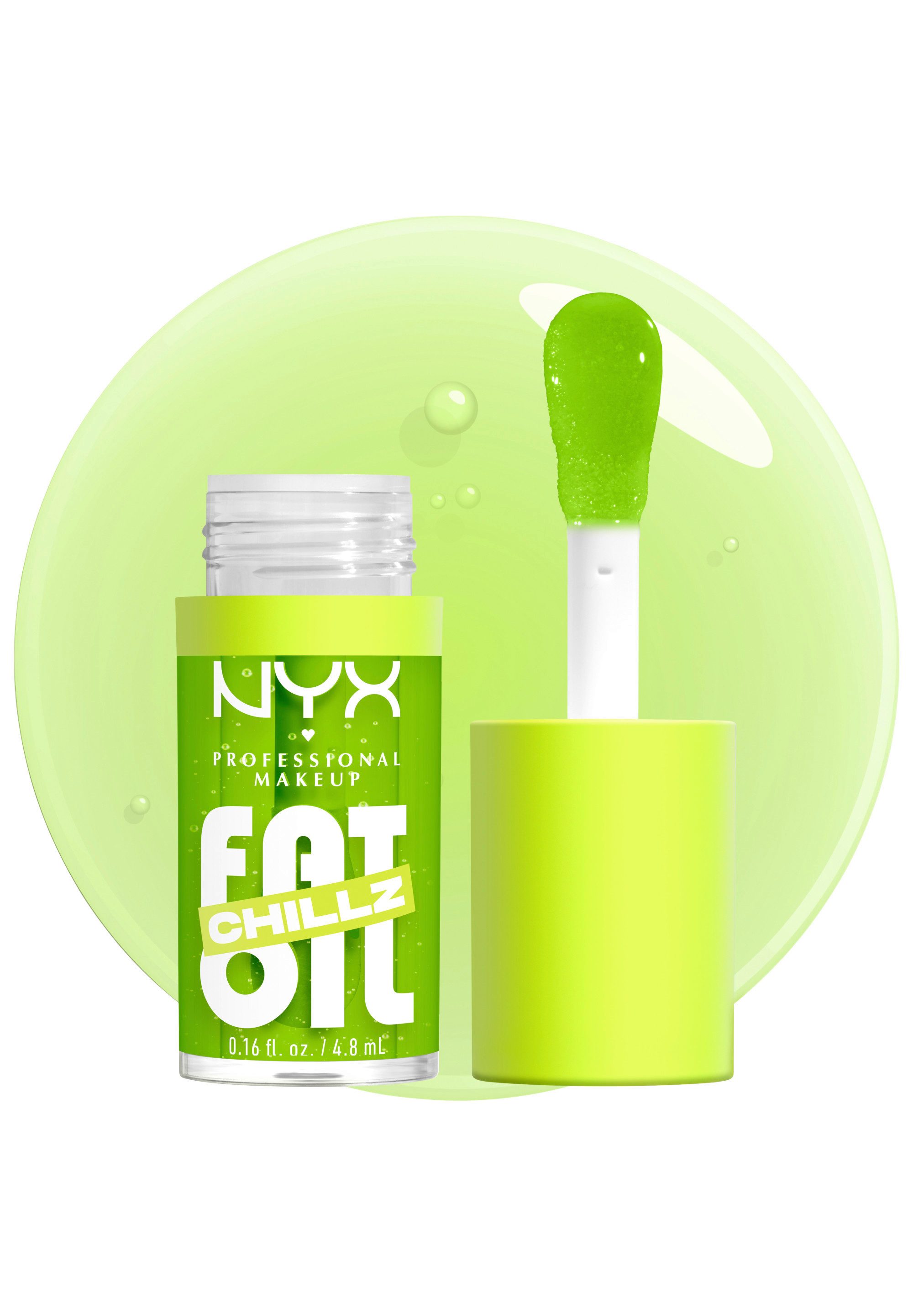NYX PROFESSIONAL MAKEUP Lipgloss FAT OIL LIP DRIP, ein intensiv-schimmerndes Finish