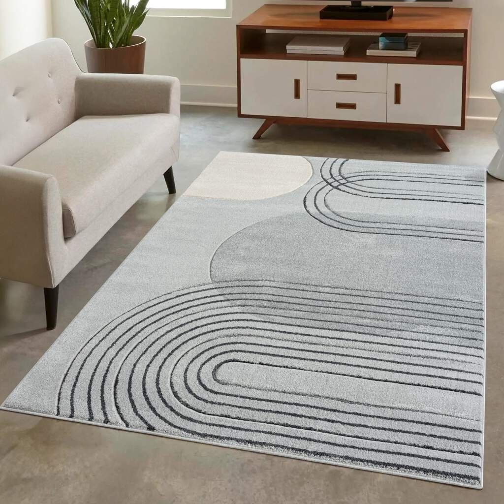 Teppich BONITO 7157, Flachflor, Wohnzimmer 11 Carpet Hochtief-Muster/ City, mm, rechteckig, Höhe: 3D-Effekt