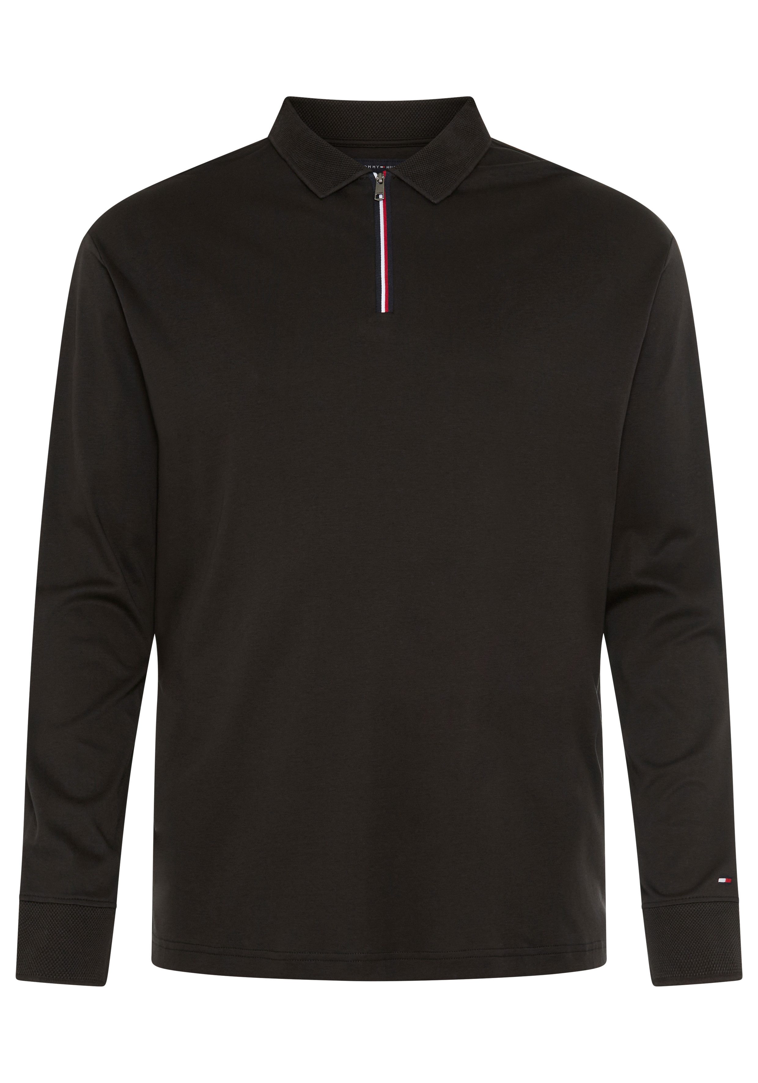 Tommy Hilfiger Big & Tall Langarm-Poloshirt ZIP INTERLOCK POLO Große Größen – Bild 5 von 5