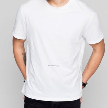 Mr. & Mrs. Panda T-Shirt Lama springend - Weiß - Geschenk, Alpaka, Glück, Lamas, Shirt, Männer (1-tlg)