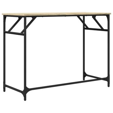 vidaXL Schreibtisch Schreibtisch Sonoma-Eiche 100x45x76 cm Holzwerkstoff und Stahl