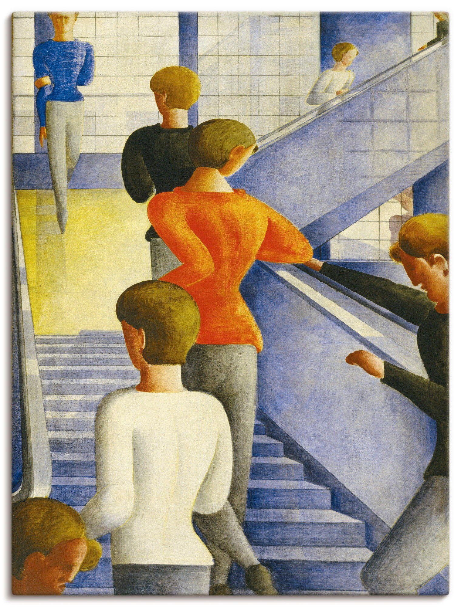 Artland Wandbild Bauhaustreppe. 1932, Gruppen & Familien (1 St), als Alubild, Outdoorbild, Leinwandbild, Плакат, Wandaufkleber