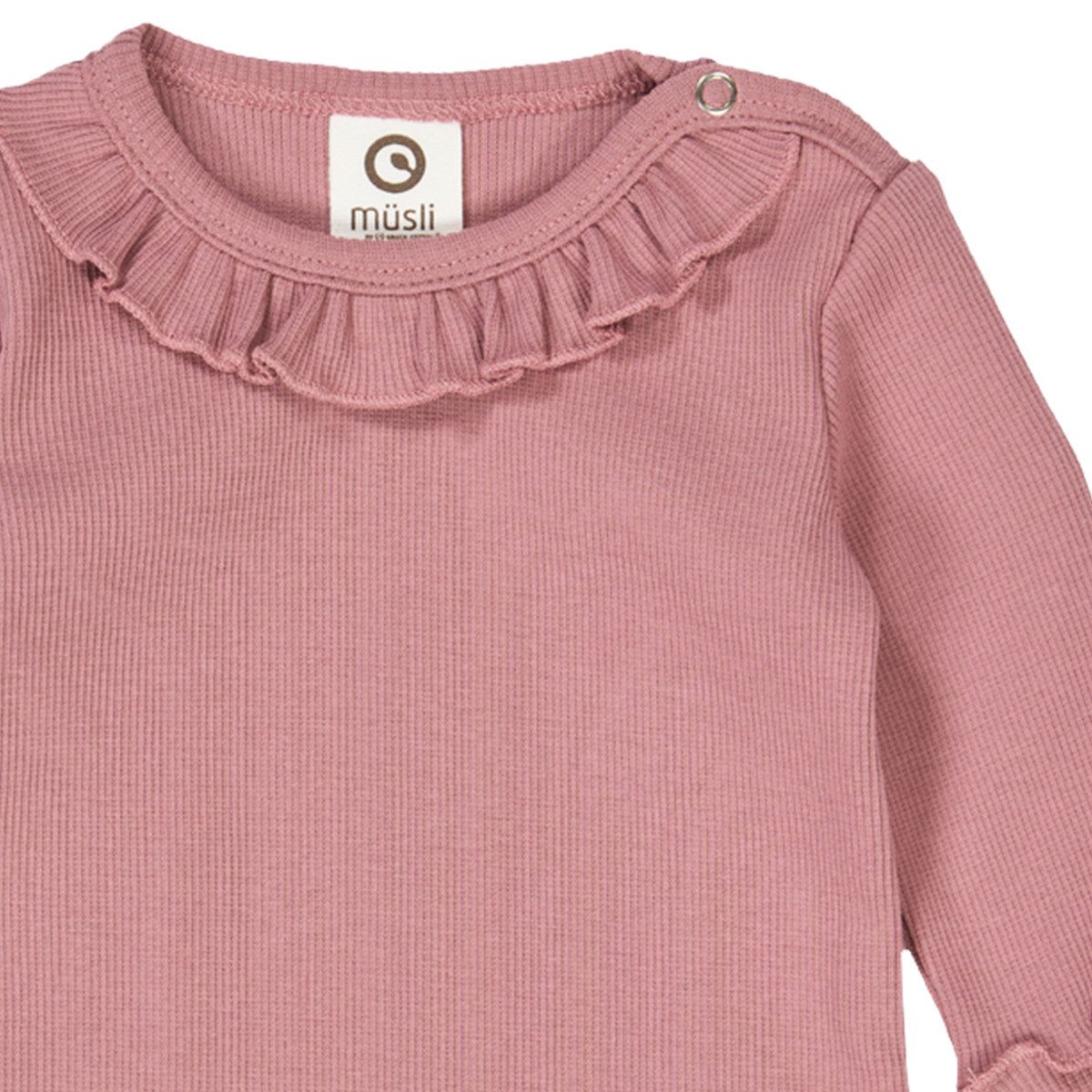 Müsli by GREEN COTTON Langarmbody 1582078000 Mädchen (1-tlg) Langarm Einteiler, Body, Longsleeve-Body, Bodysuit, Stretchbody