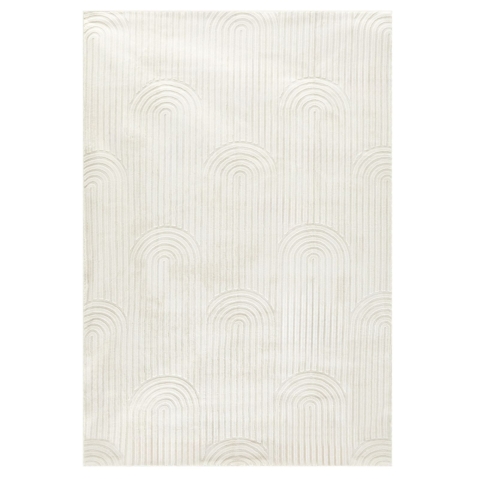IDIMEX Teppich BOW, Wohnzimmerteppich waschbar 200x300 cm Kurzflor bogenmus günstig online kaufen