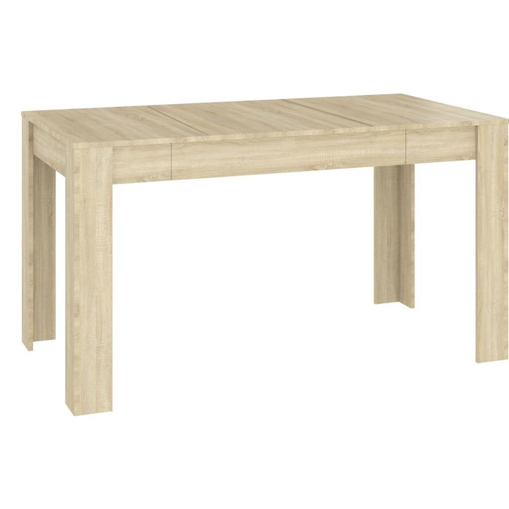 furnicato Esstisch Sonoma-Eiche 140x74,5x76 cm Holzwerkstoff günstig online kaufen