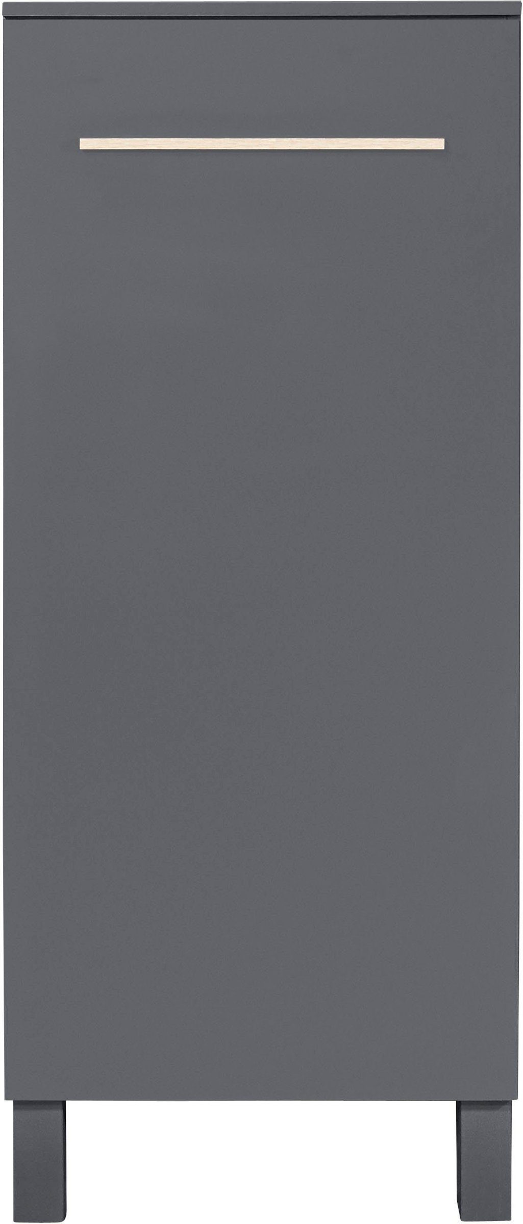 PREISBRECHER Kühlumbauschrank Benedicto in anthrazit / Sonoma-Eiche - 60x13 günstig online kaufen