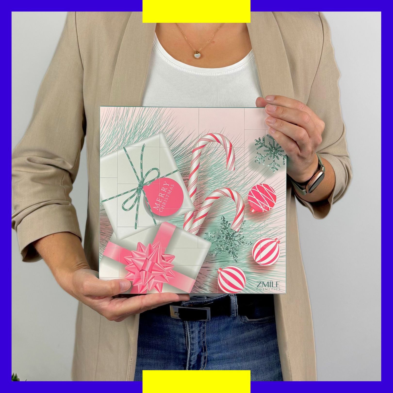 ZMILE COSMETICS Kosmetik-Adventskalender Make-Up Adventskalender Puzzle Sweet as Candy - vegane Kosmetik (24-tlg)